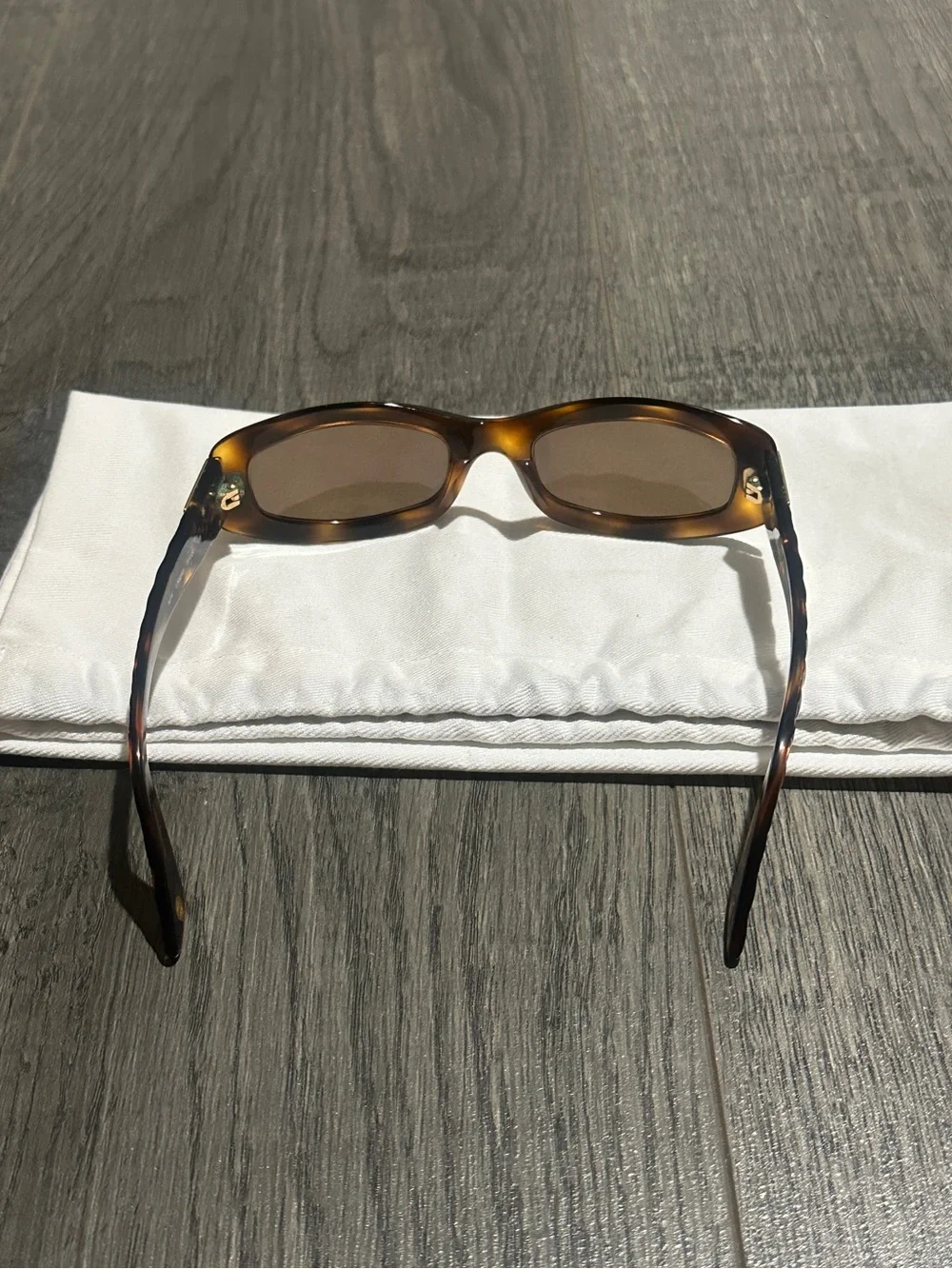 CHANEL Vintage 5014 Tortoiseshell Rectangular Sunglasses